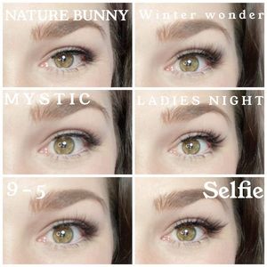 Magnetic lash and liner set